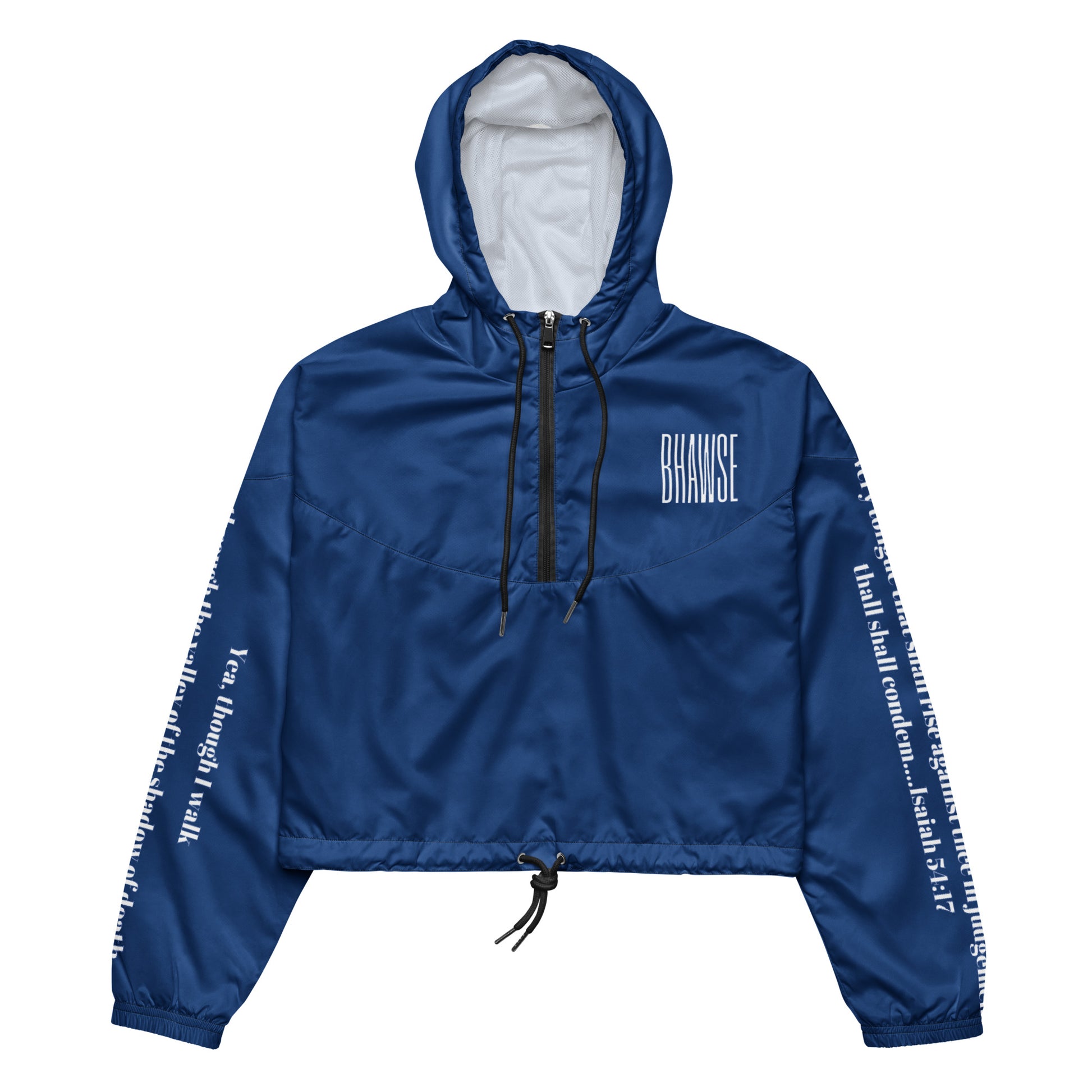 Gods Child Cropped Windbreaker Royal