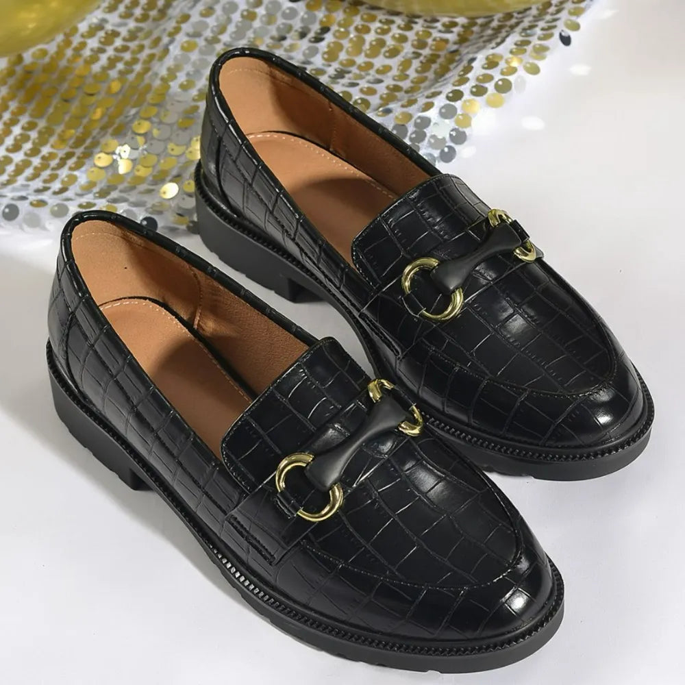 Block Heels Loafers