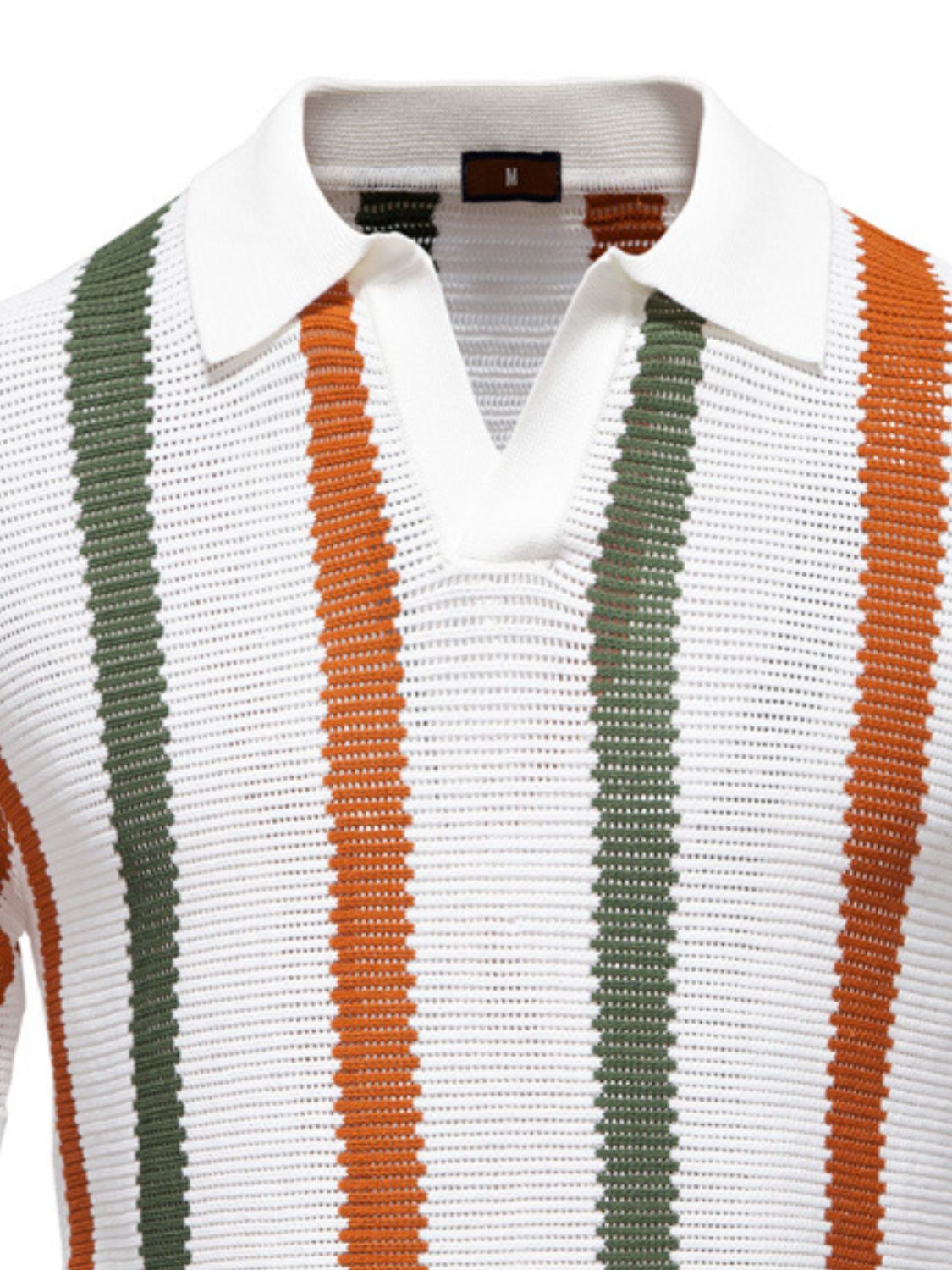Striped Knit Polo