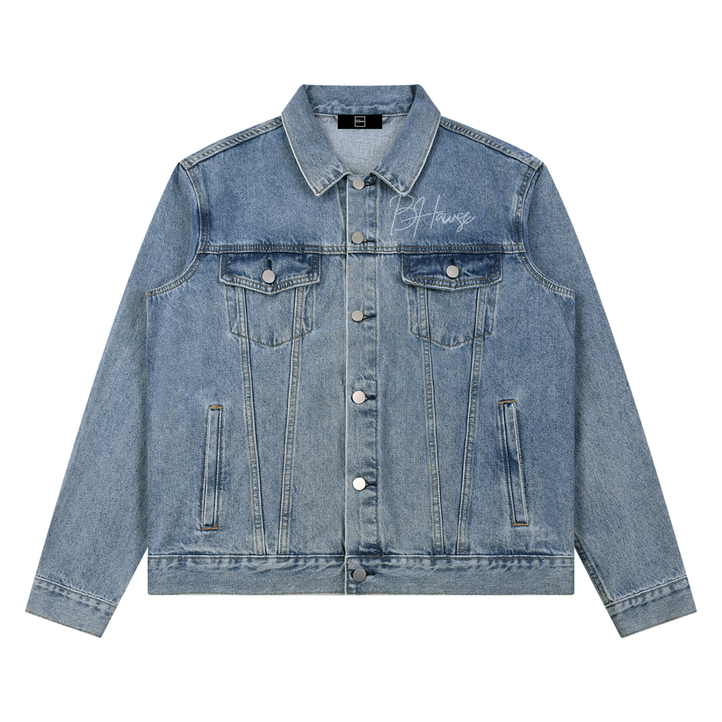 Saved By Grace Vintage Wash Denim Jacket