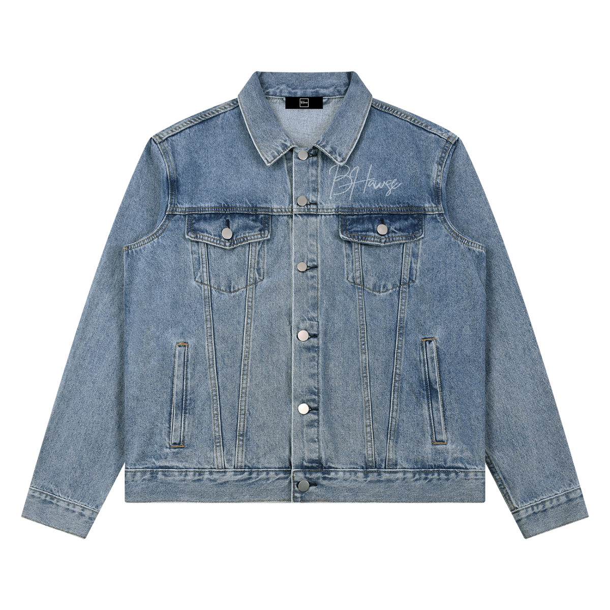 Saved By Grace Vintage Wash Denim Jacket