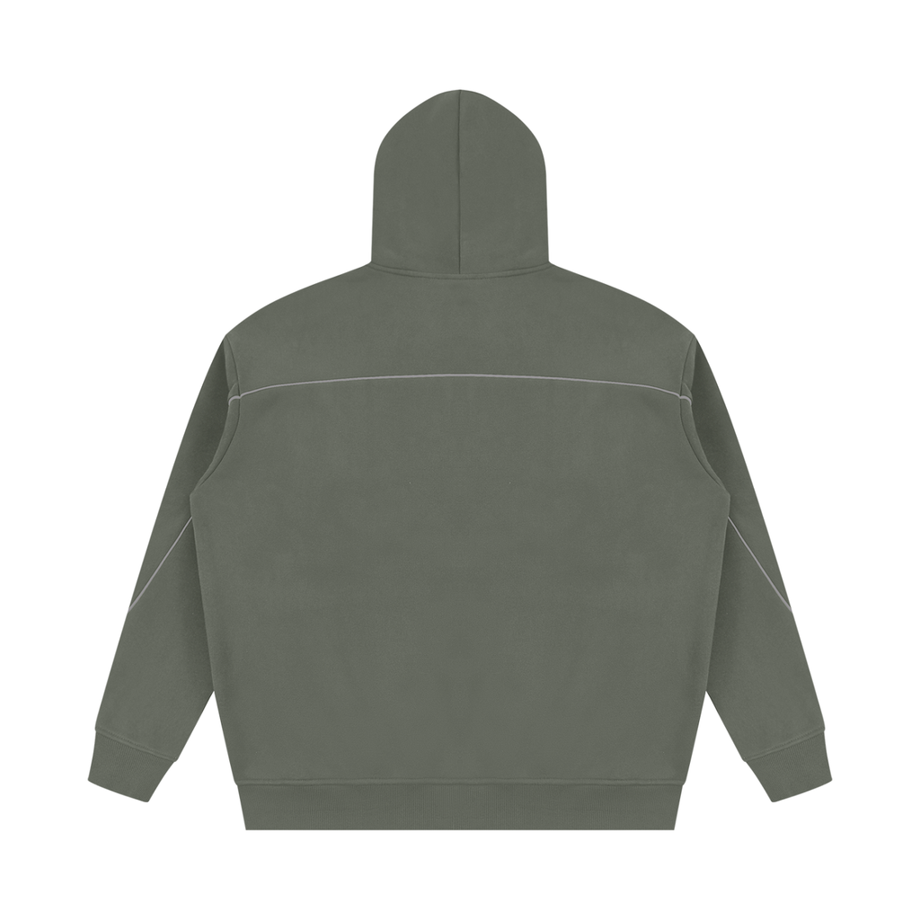 BHawse Oversized Piping Fleece Hoodie