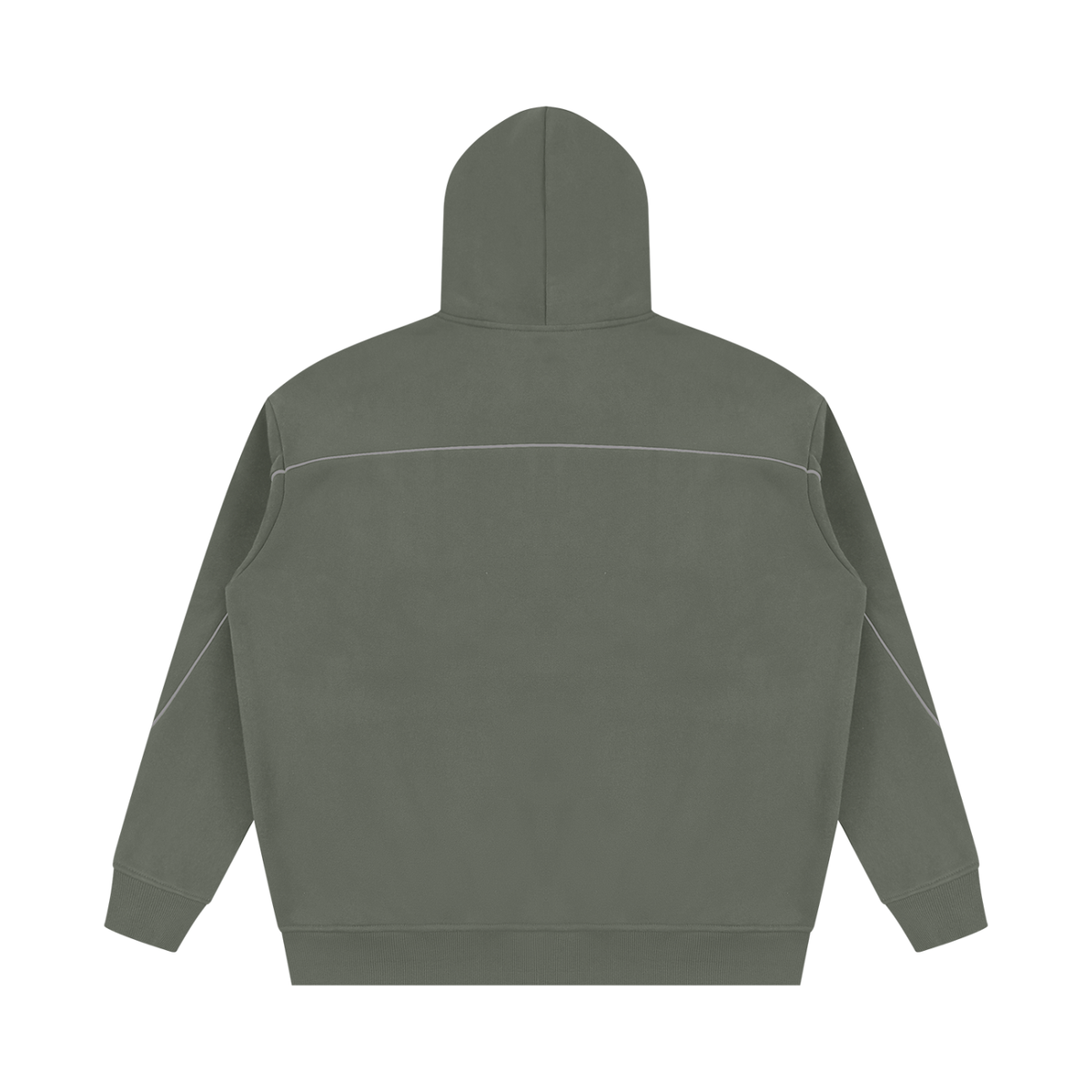 BHawse Oversized Piping Fleece Hoodie