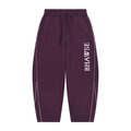 BHawse Piping Fleece Barrel Leg Sweatpants