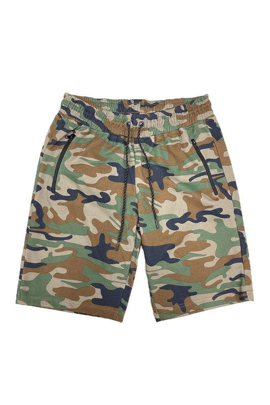 Cotton Blend Shorts