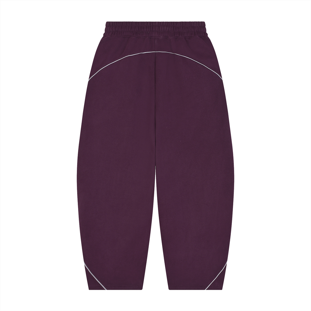 BHawse Piping Fleece Barrel Leg Sweatpants