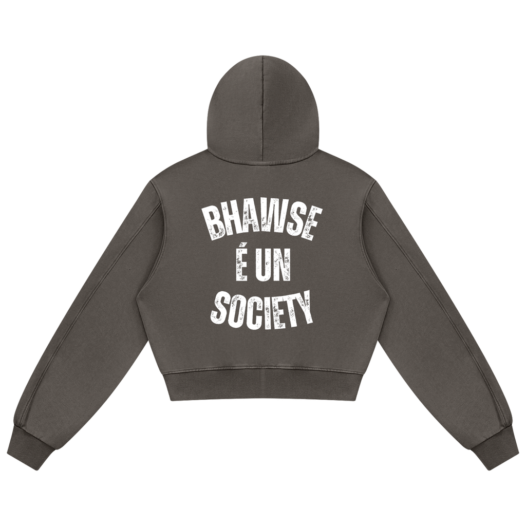 BHawse Society Wash Zip Hoodie