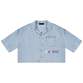BHawse Jesus Wash Cropped Shirt