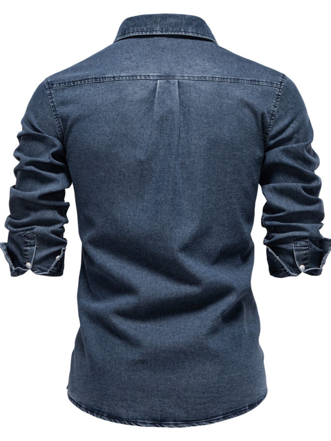 Edge Button Denim Shirt