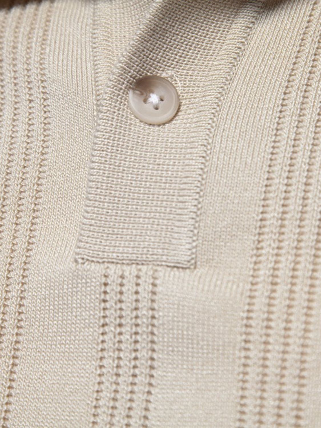 Casual Knit Polo