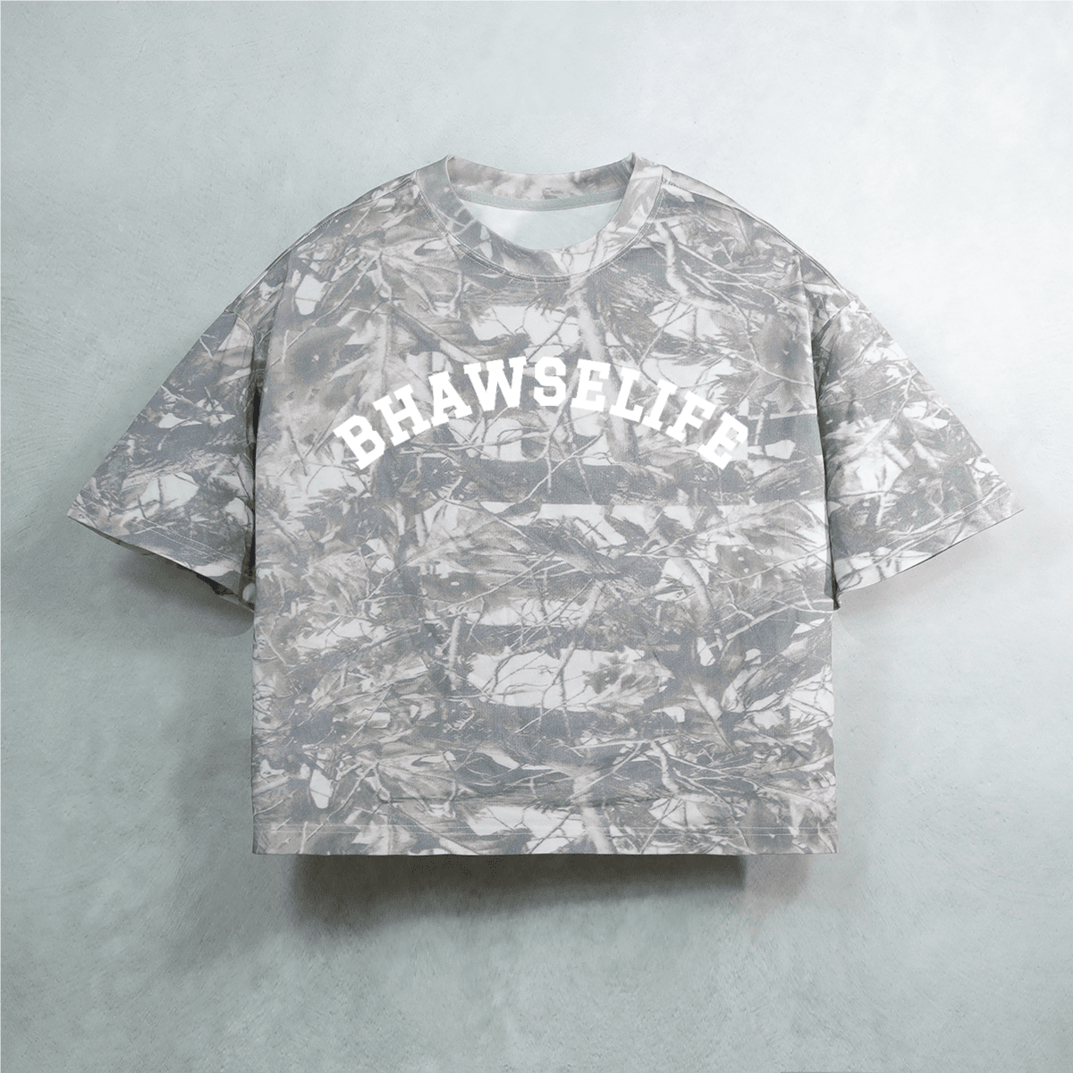 BHawse Life Unisex Cropped Camouflage Tee