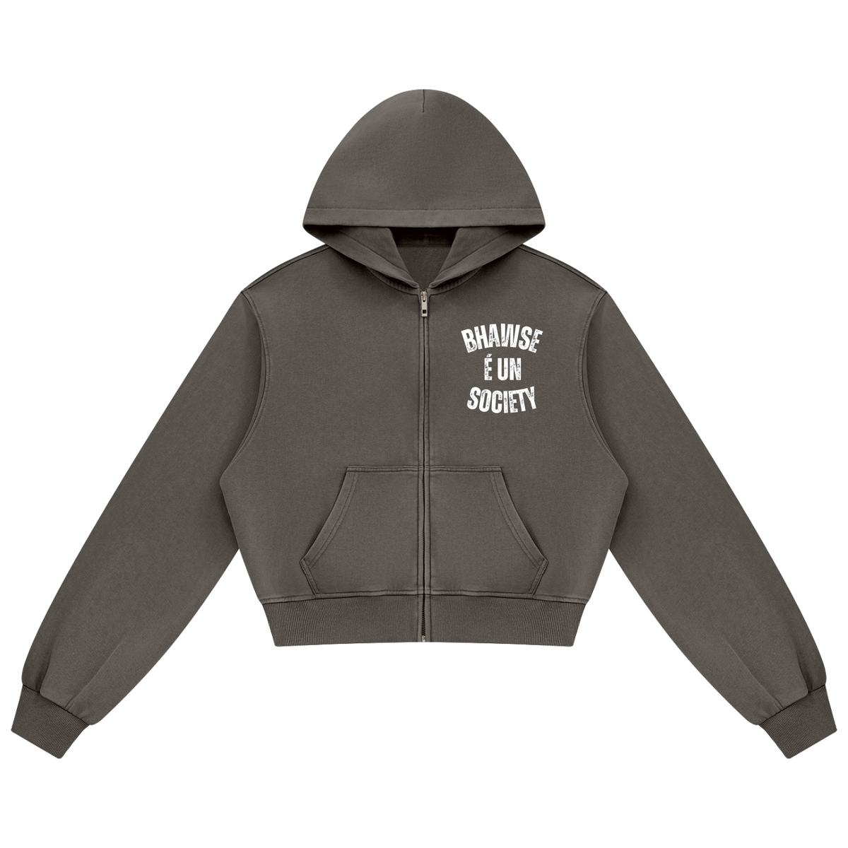 BHawse Society Wash Zip Hoodie