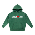 Jesus Loves Me Wash Oversized Hoodie