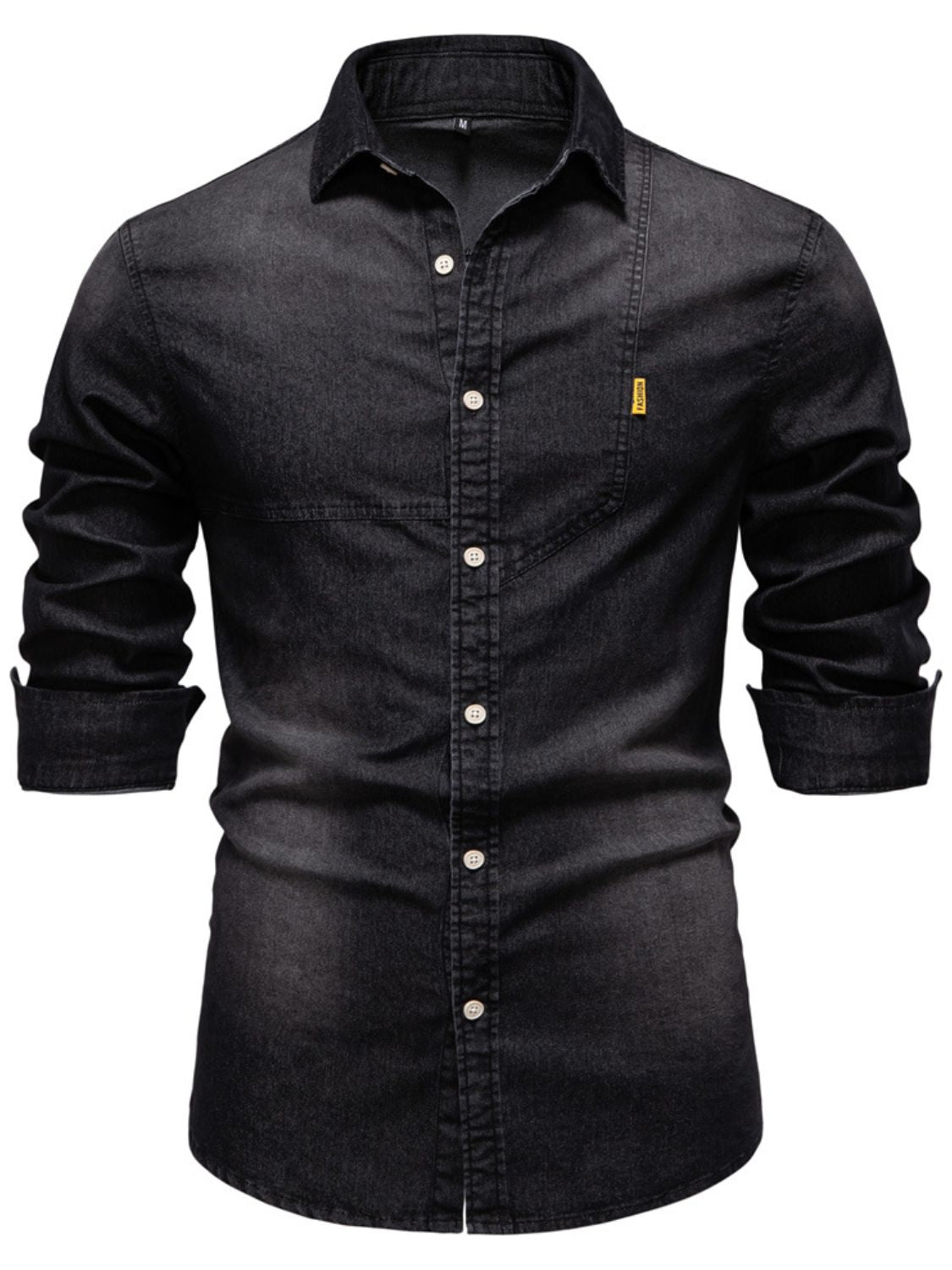 Edge Button Denim Shirt