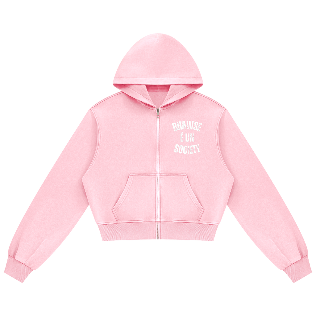BHawse Society Wash Zip Hoodie