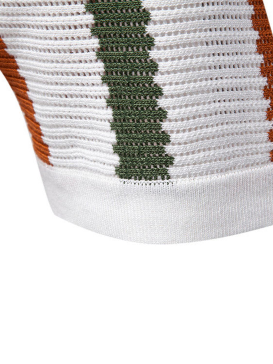 Striped Knit Polo