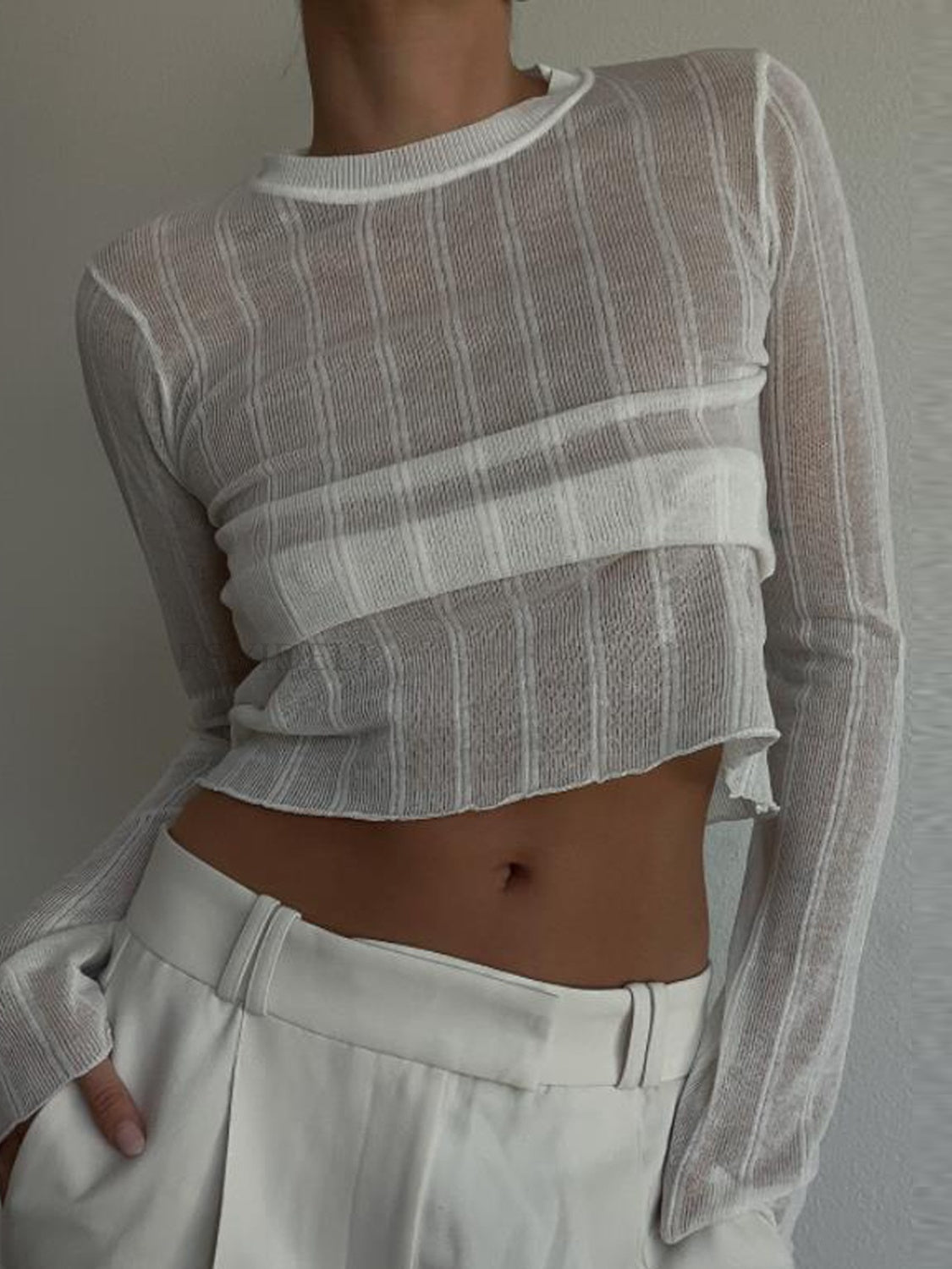 Rouge Sheer Shirt