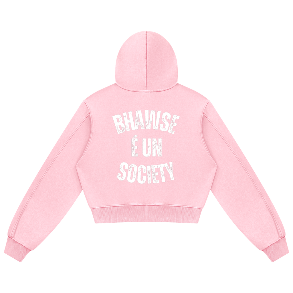 BHawse Society Wash Zip Hoodie