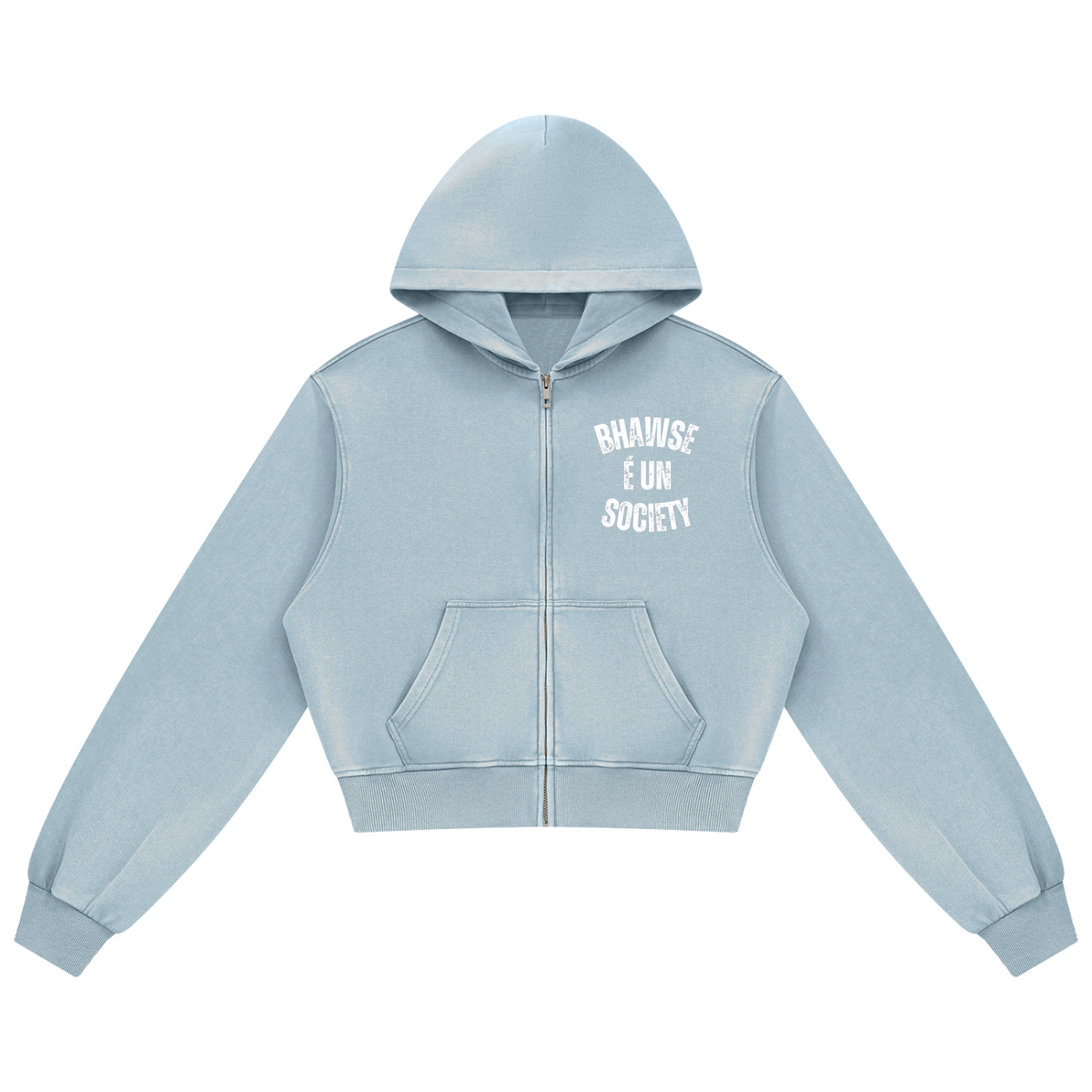 BHawse Society Wash Zip Hoodie