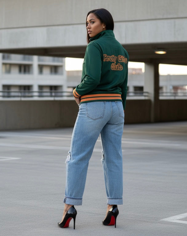 Pretty Girls Track Jacket Green