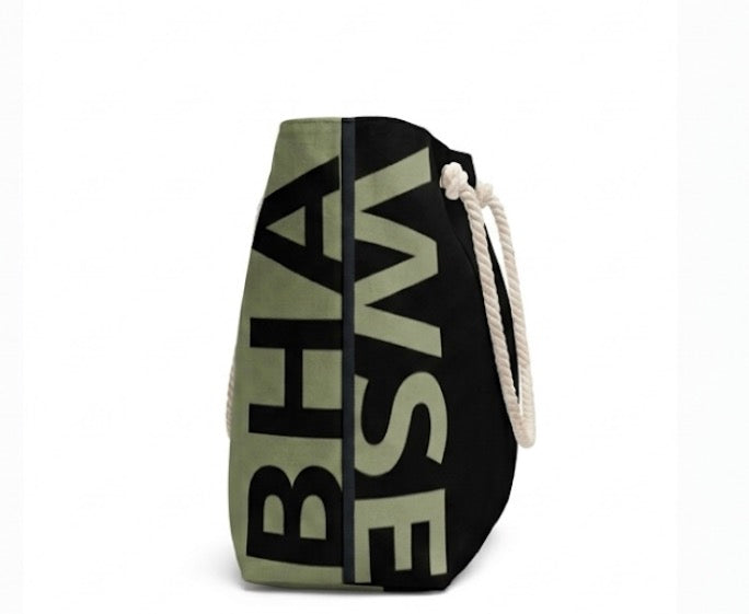 BHawse Two Toned Tote Finch