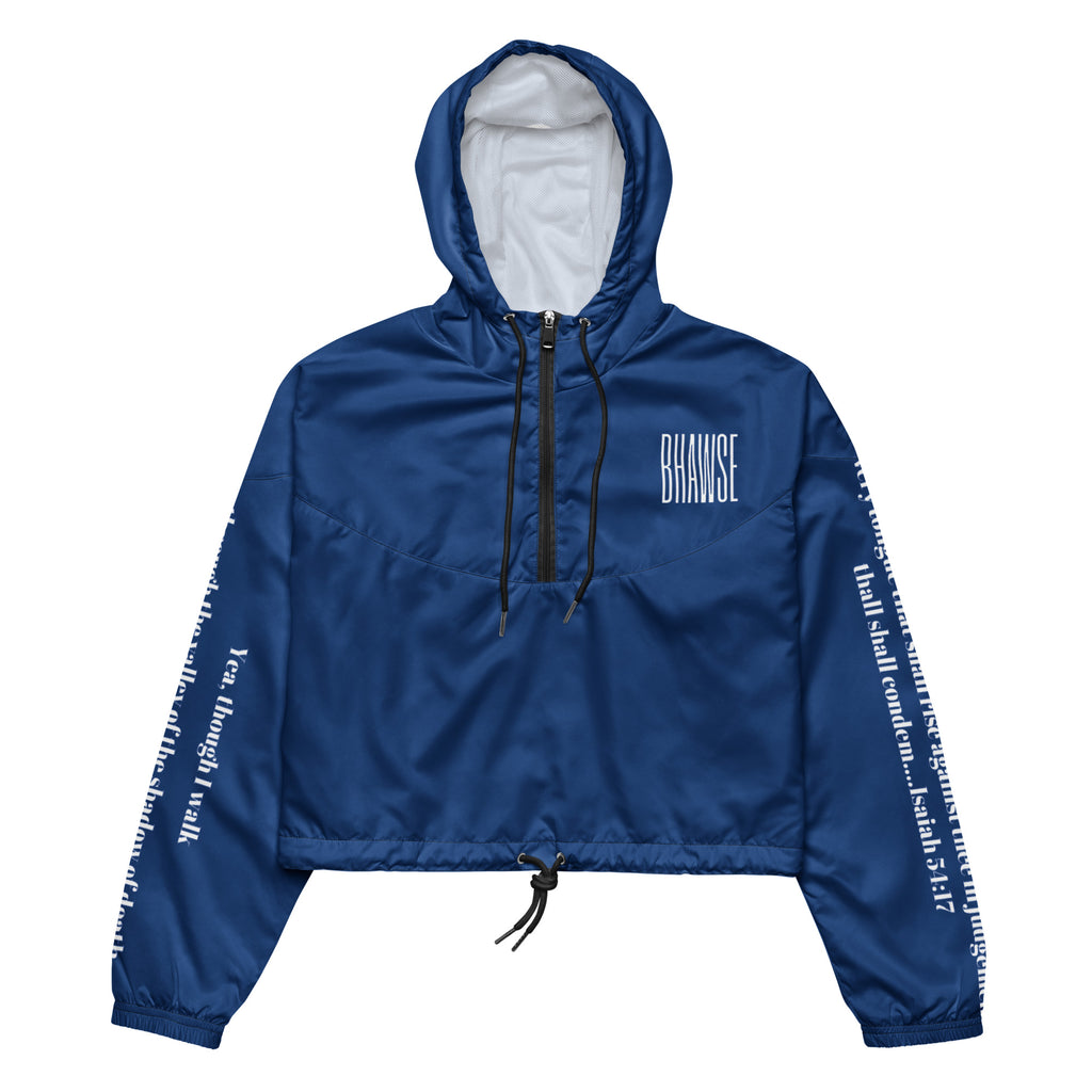 Gods Child Cropped Windbreaker Royal