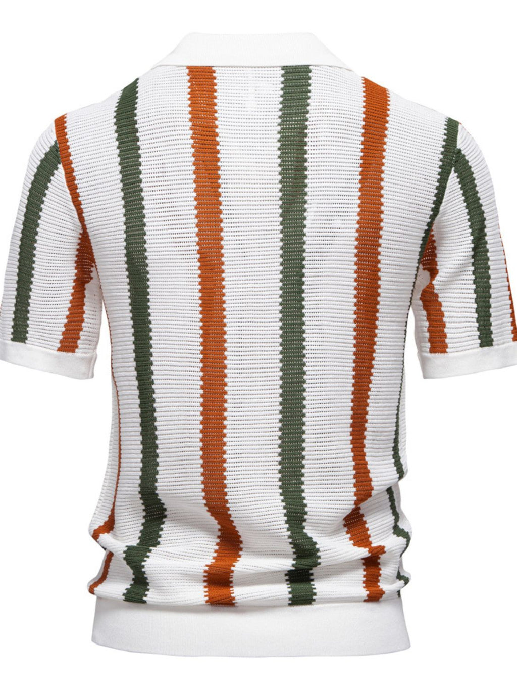 Striped Knit Polo