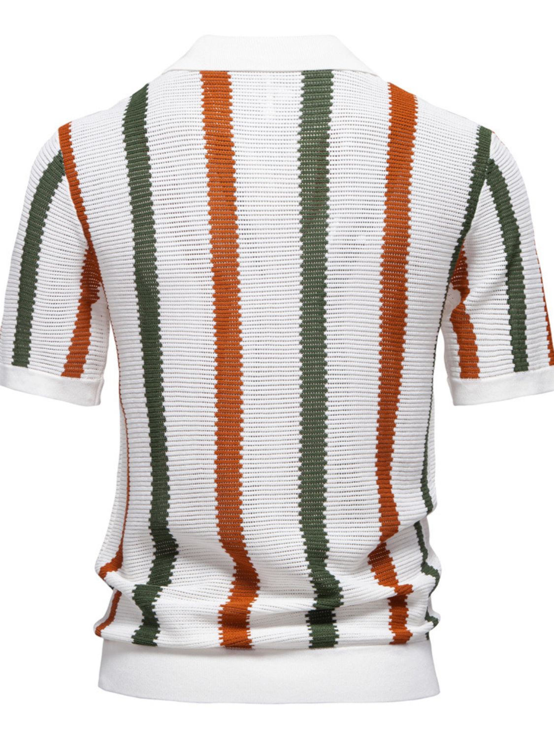 Striped Knit Polo