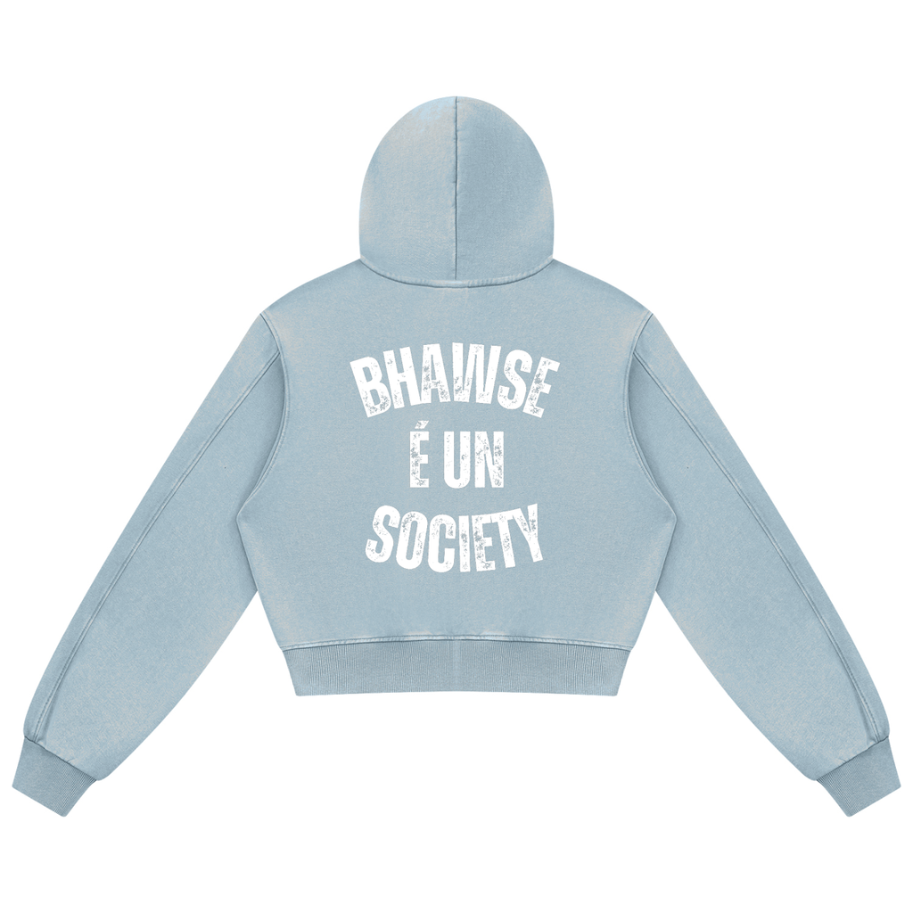 BHawse Society Wash Zip Hoodie