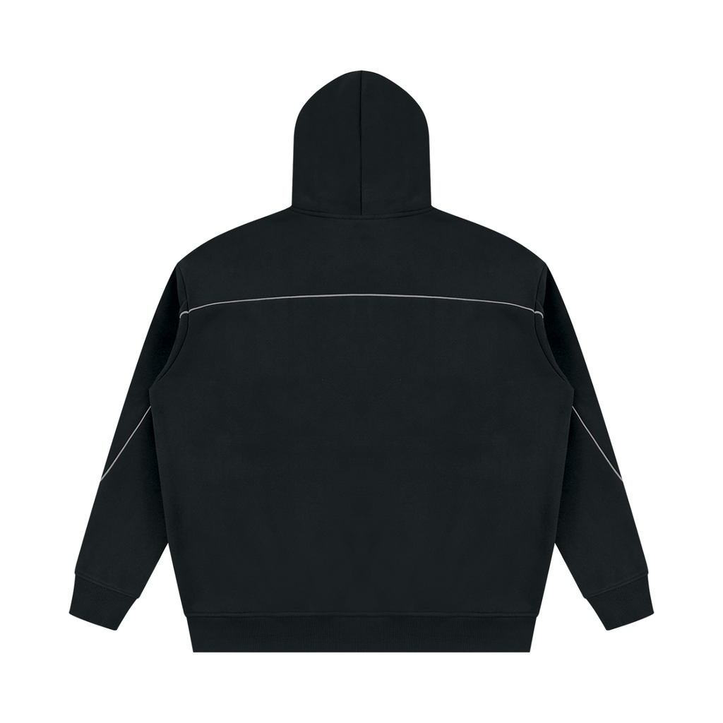 BHawse Oversized Piping Fleece Hoodie