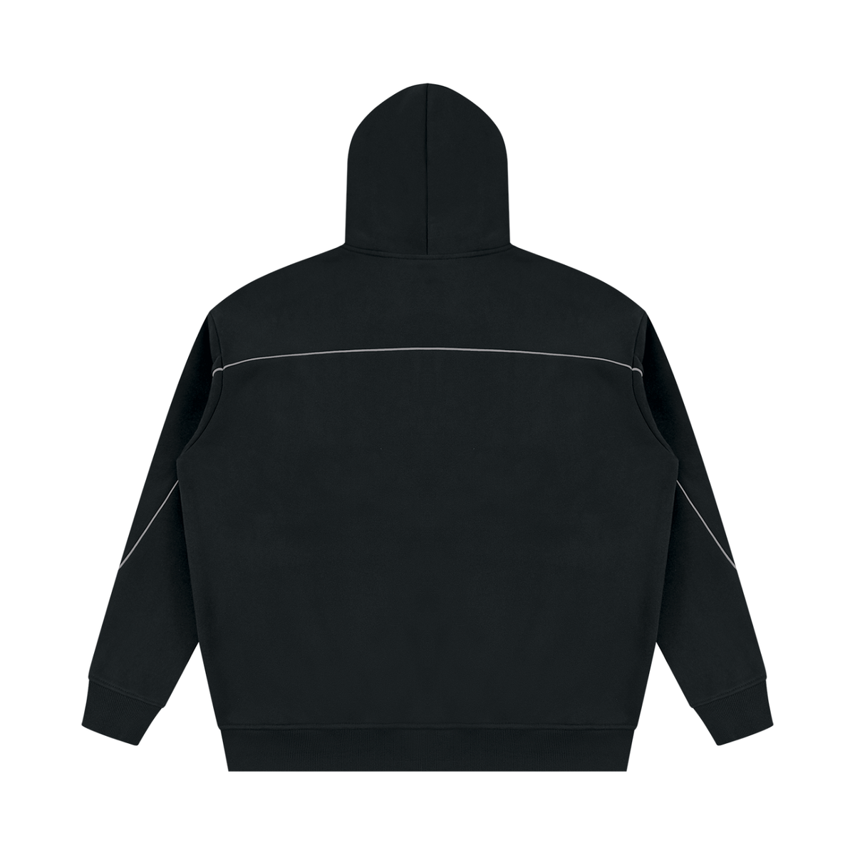 BHawse Oversized Piping Fleece Hoodie