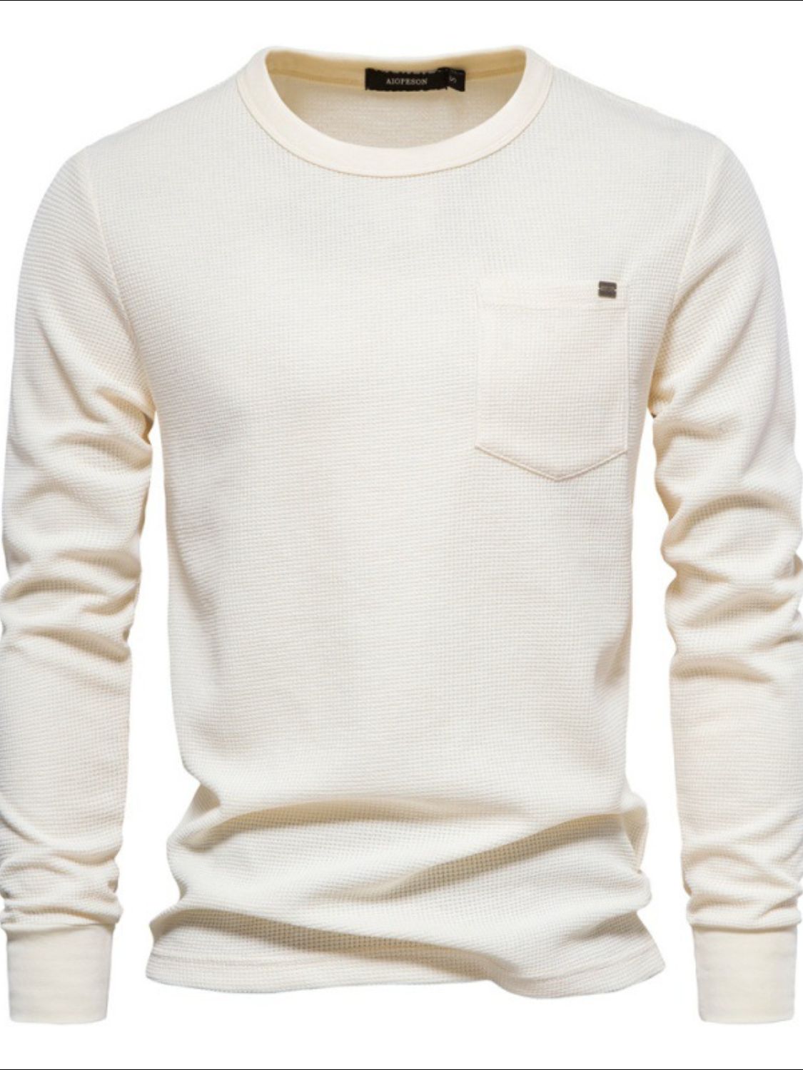 Men's Waffle-Knit Round Shirt