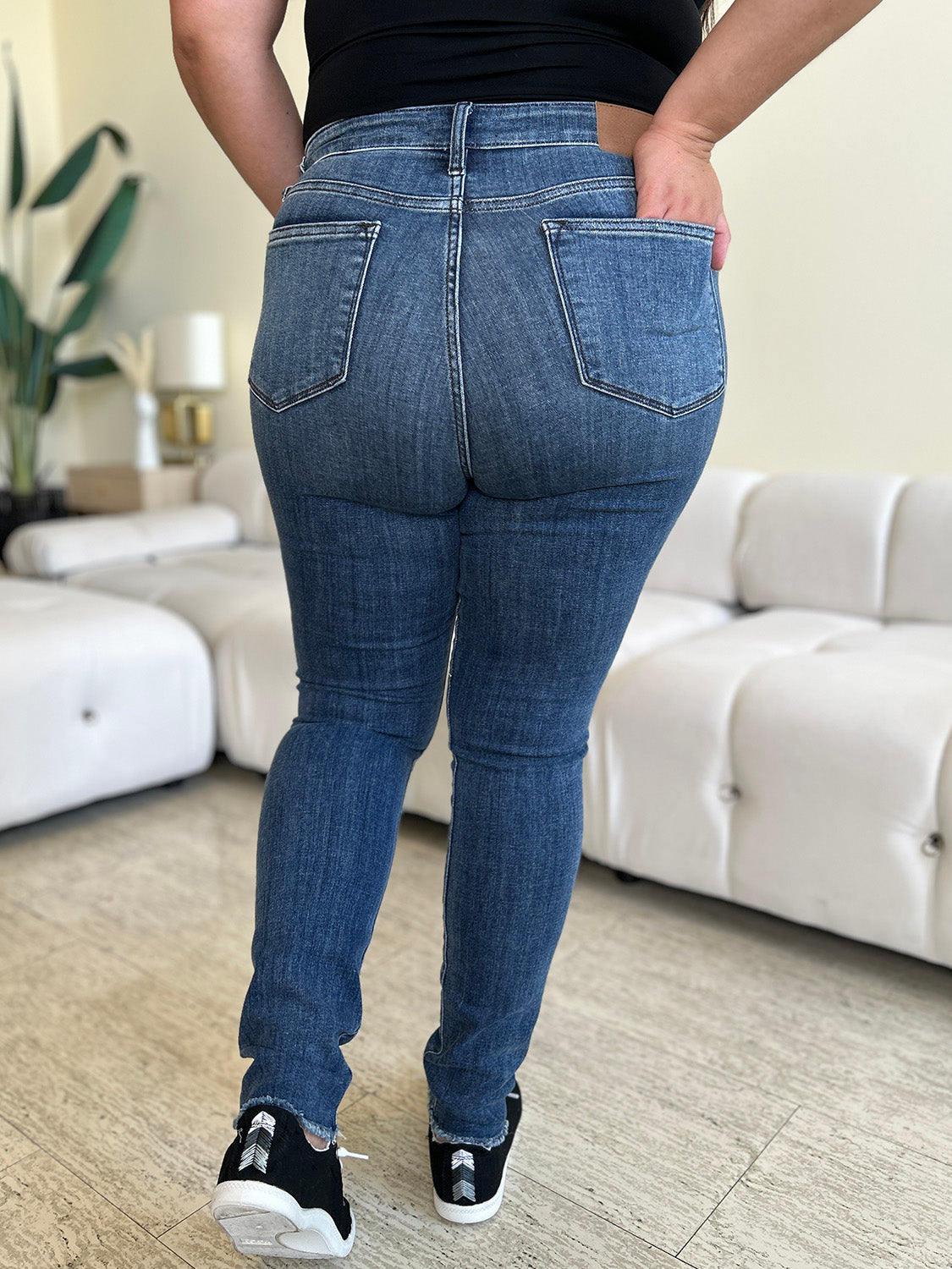 CG High Waist Distressed Skinny Jeans