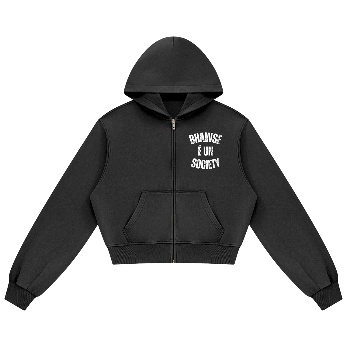 BHawse Society Wash Zip Hoodie