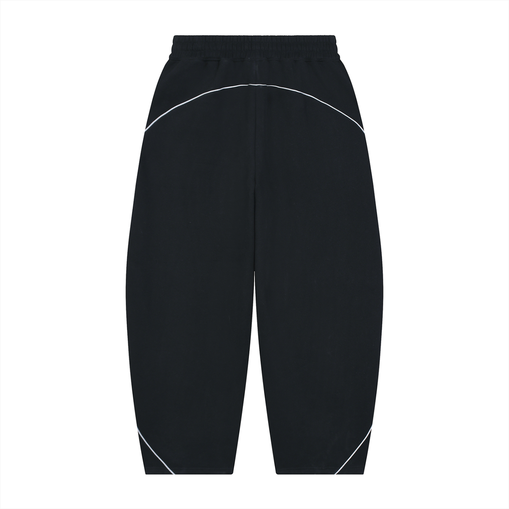 BHawse Piping Fleece Barrel Leg Sweatpants
