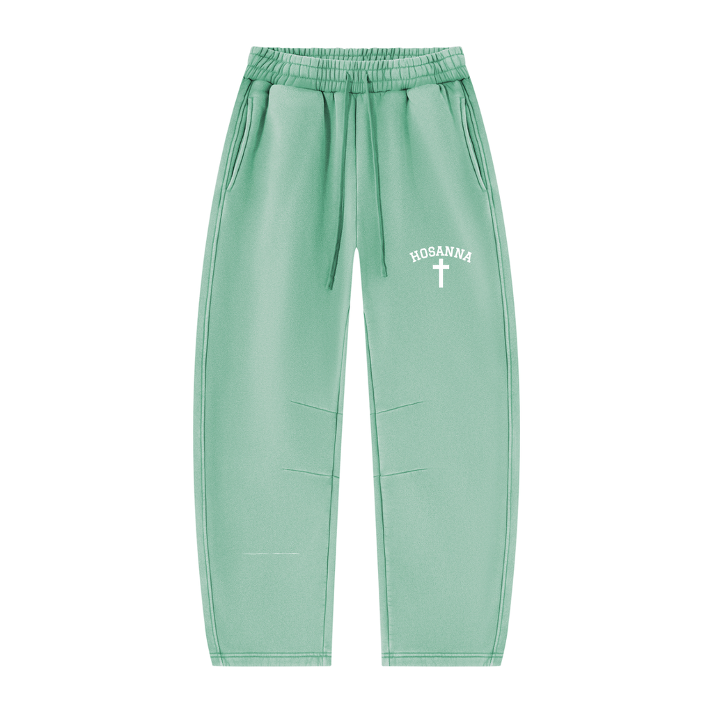 Hosanna Vintage Wash Barrel Leg Sweatpants