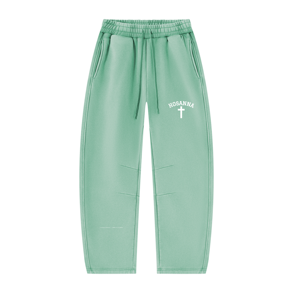 Hosanna Vintage Wash Barrel Leg Sweatpants