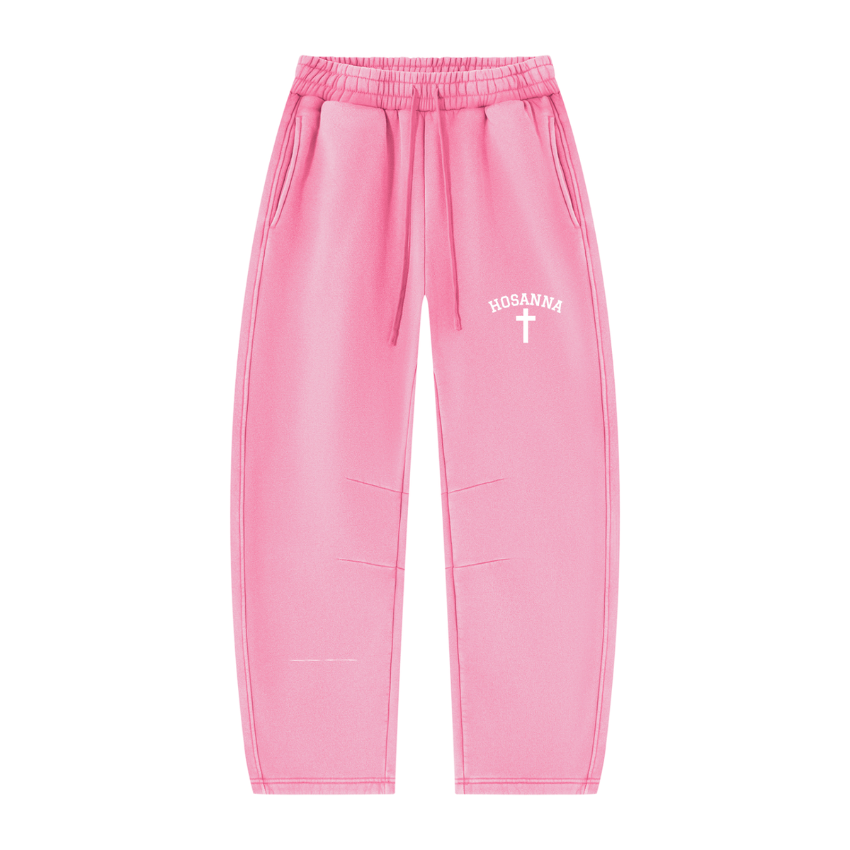 Hosanna Vintage Wash Barrel Leg Sweatpants