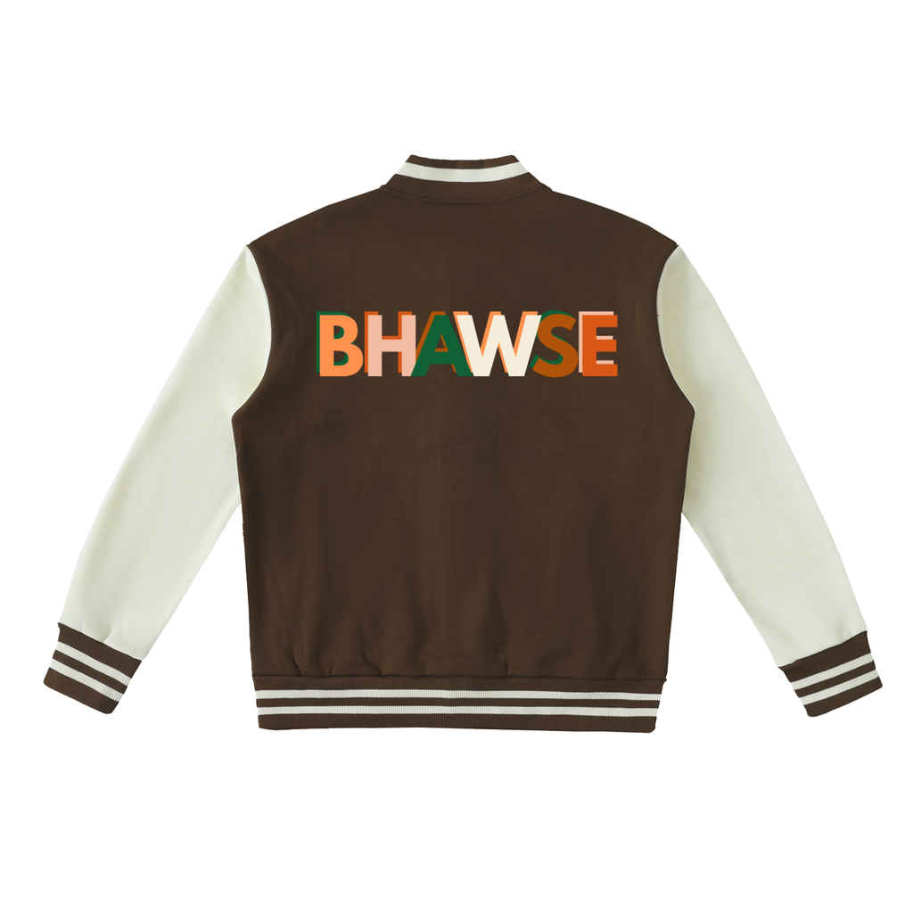 BHawse Earth Fleeced Varsity Jacket