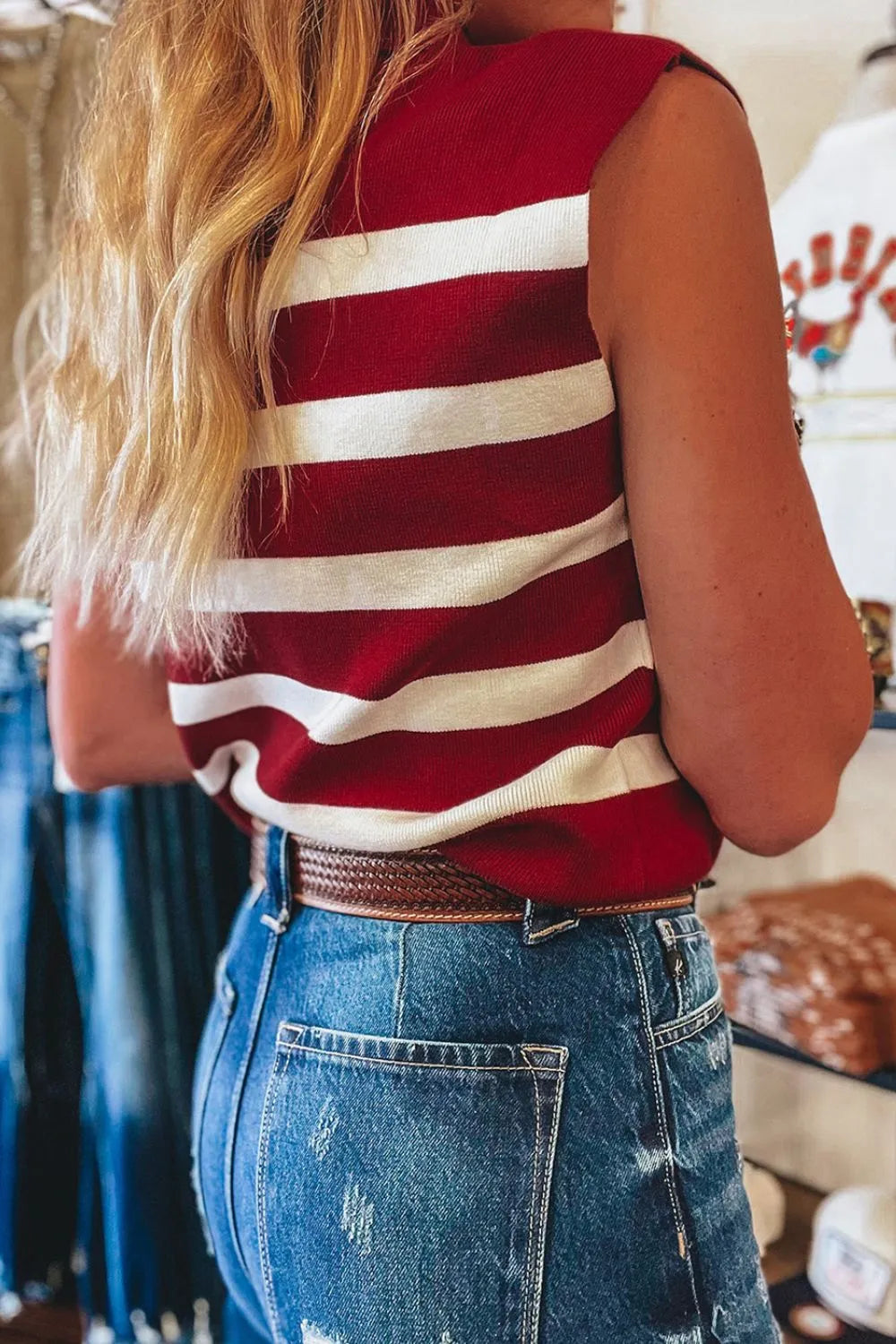 Striped Sweater Vest