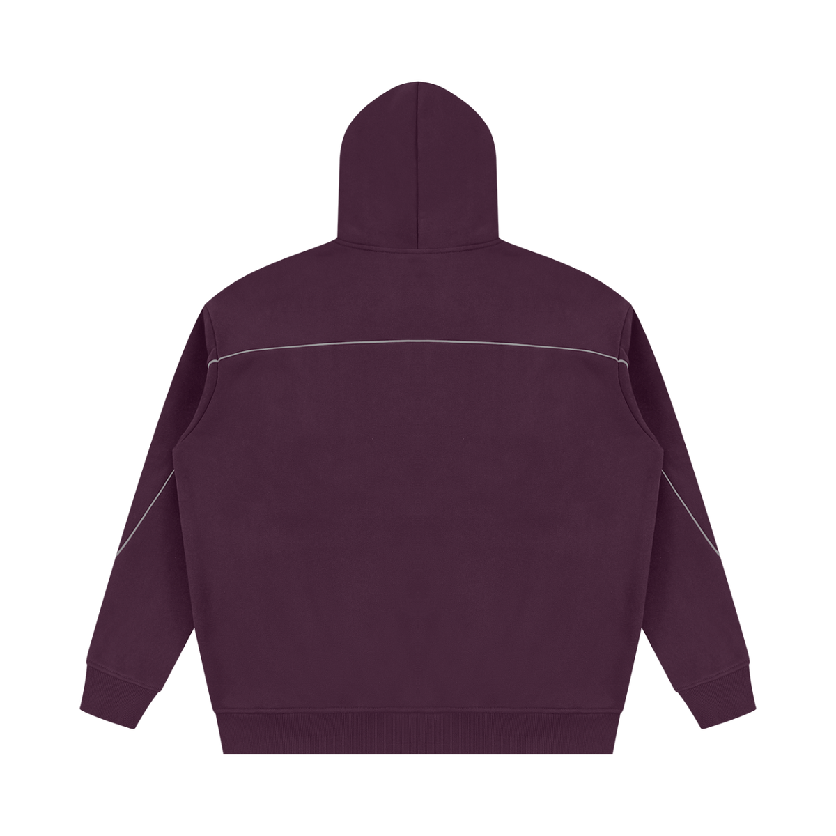 BHawse Oversized Piping Fleece Hoodie