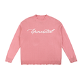 Unmerited Favor Frayed Sweater