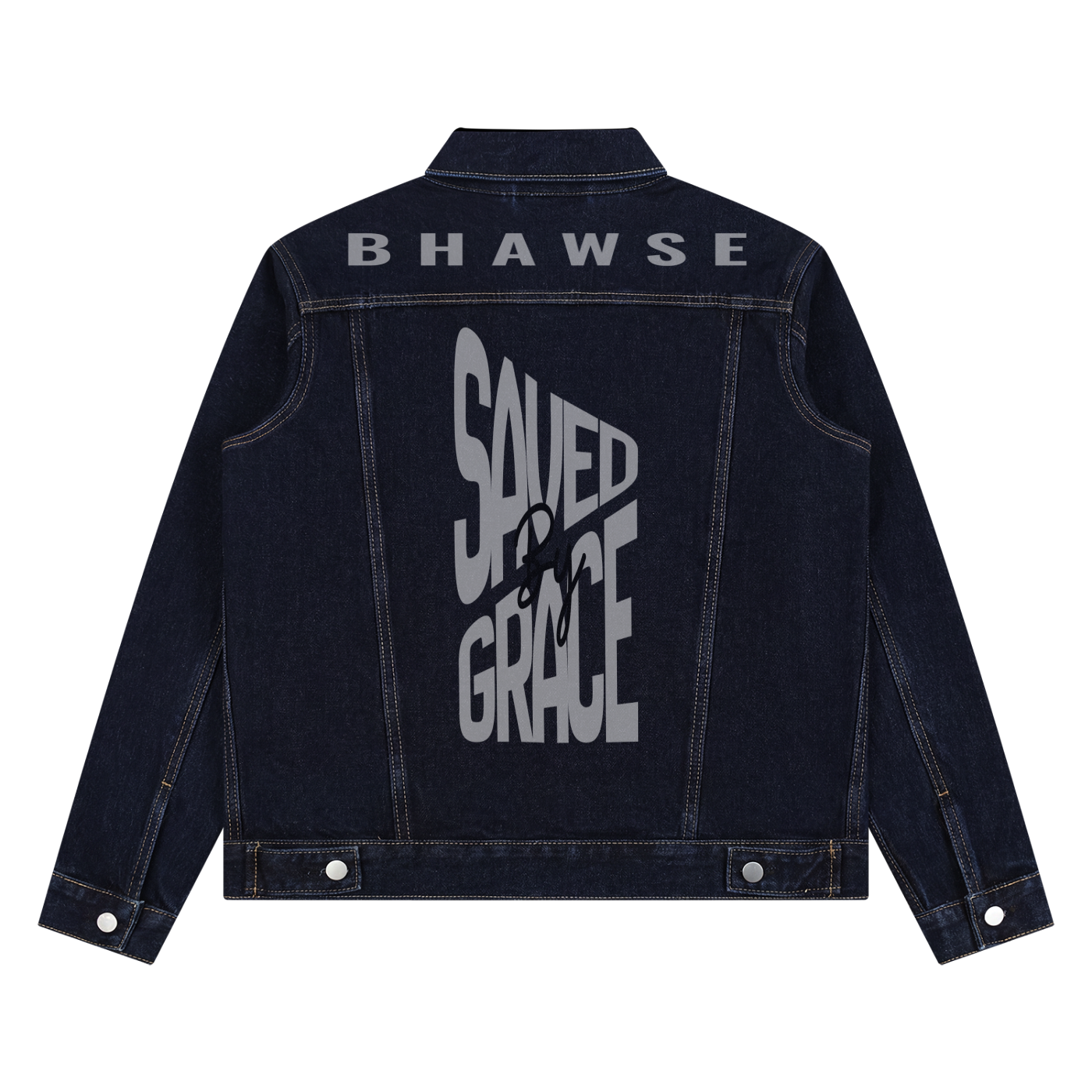 Saved By Grace Vintage Wash Denim Jacket