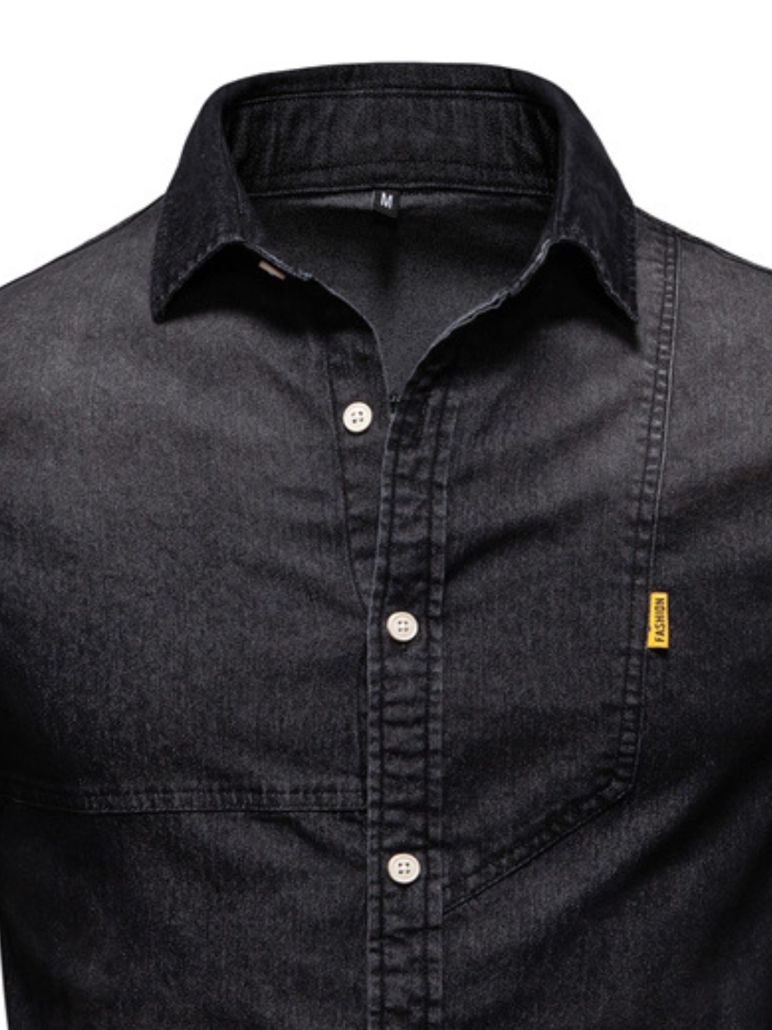 Edge Button Denim Shirt
