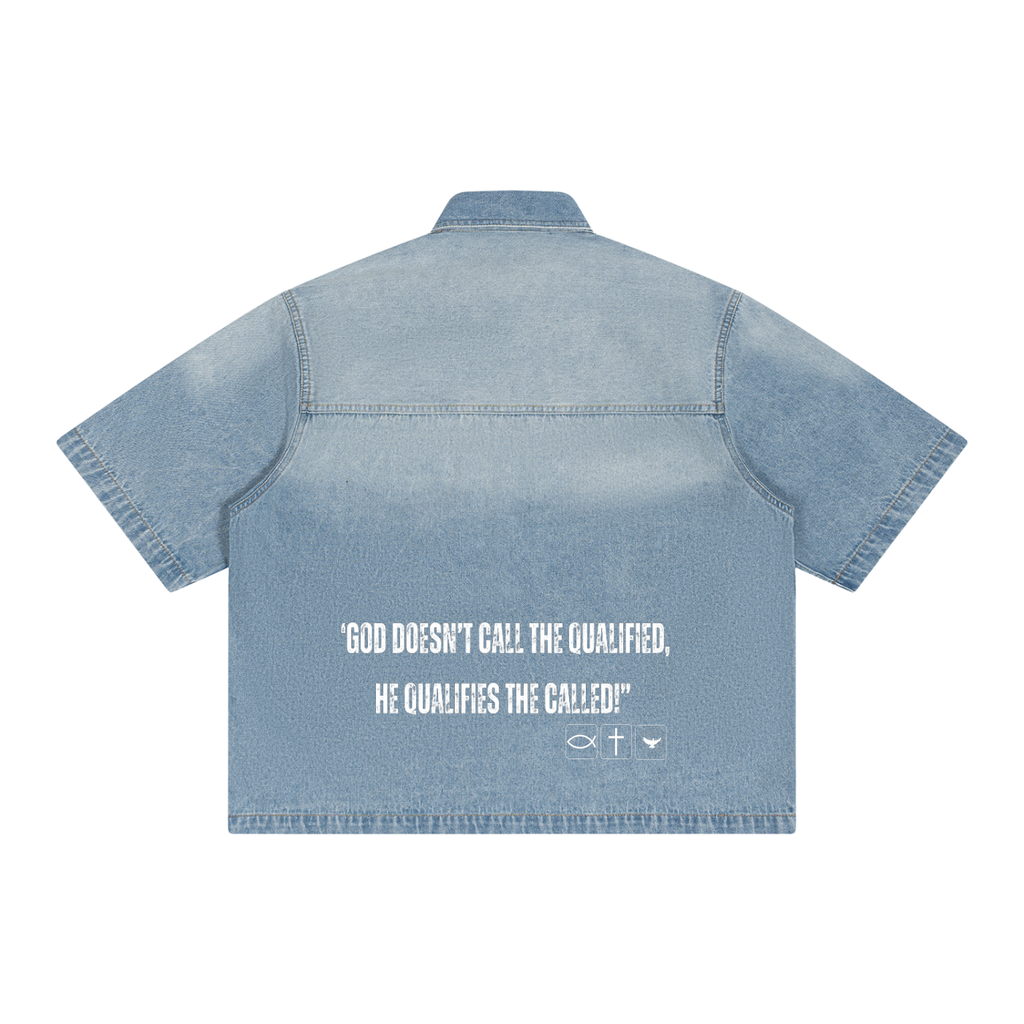 Called and Qualified Boxy Denim Shirt
