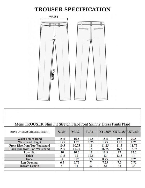 Plaid Trouser Pants Navy