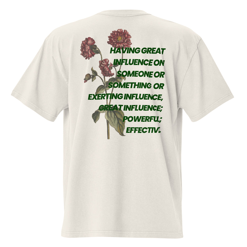 Influential Oversized Faded Tee