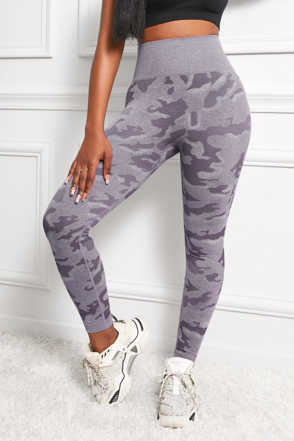 Camo Seamless High Waist Yoga Leggings