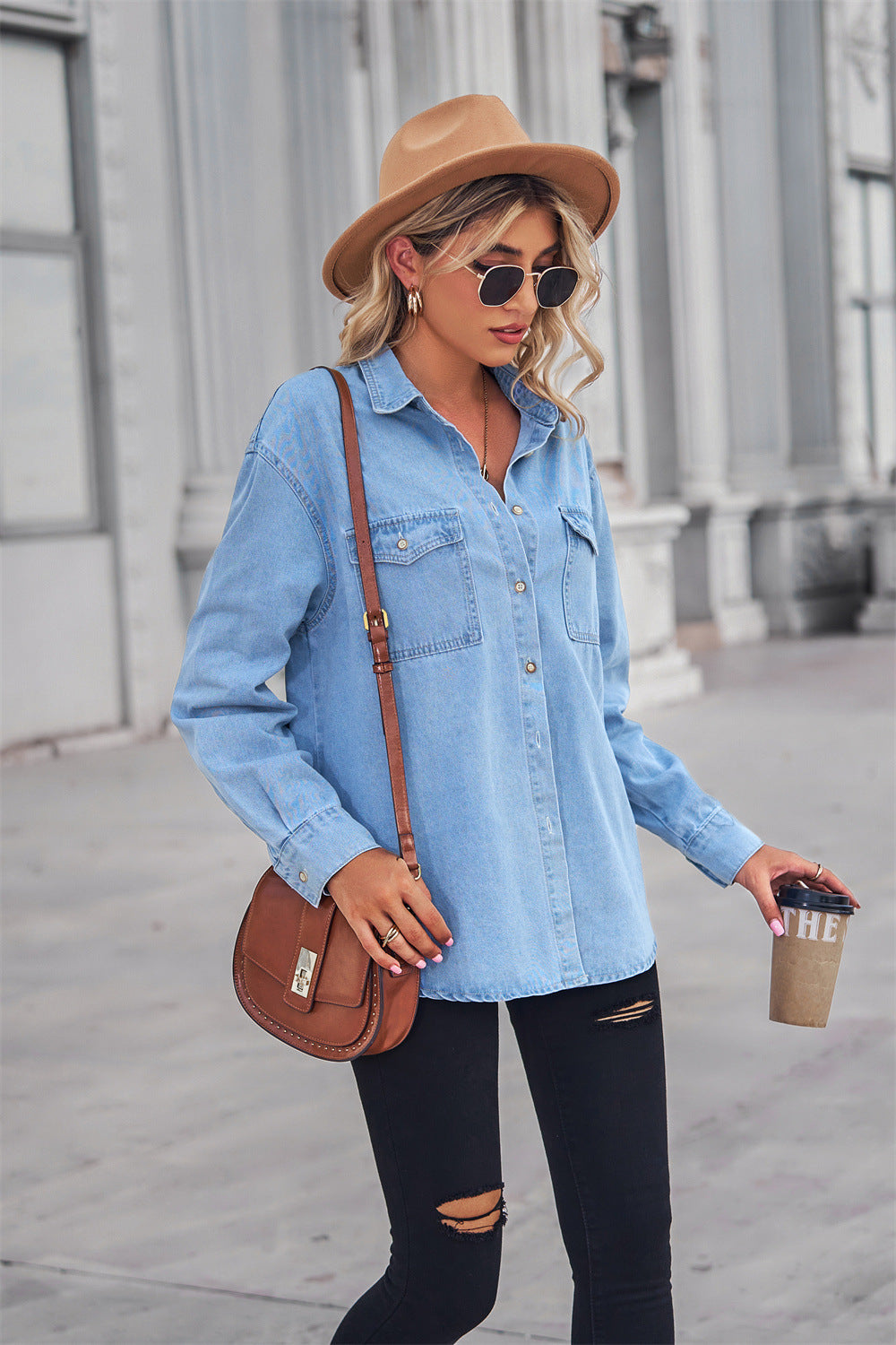 Denim Button Down