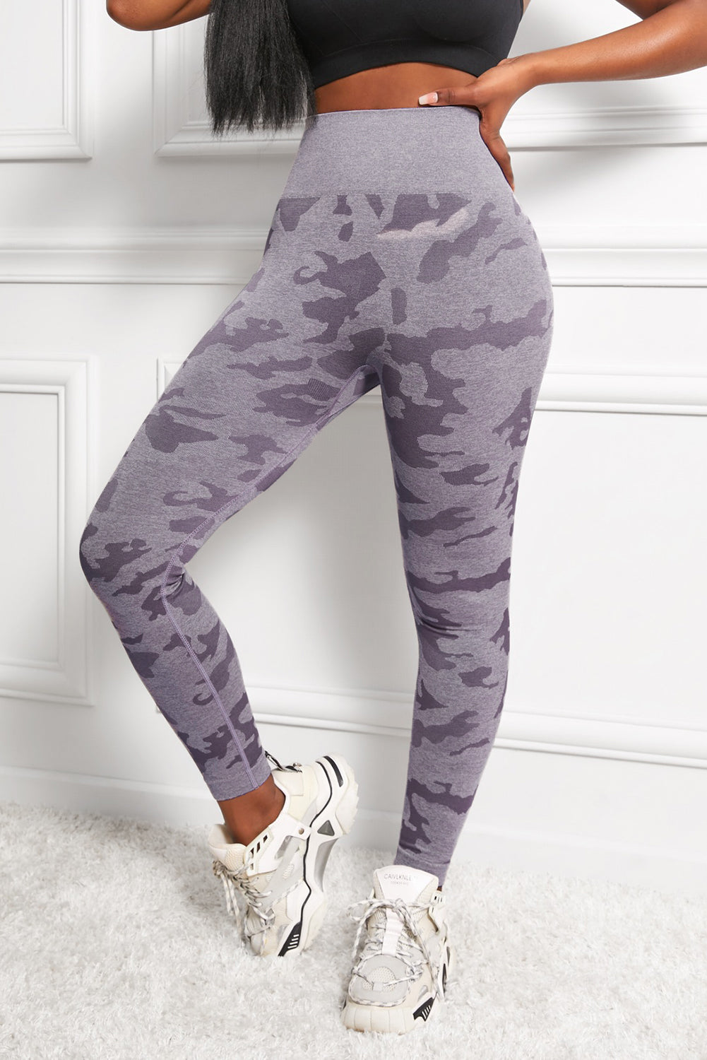 Camo Seamless High Waist Yoga Leggings